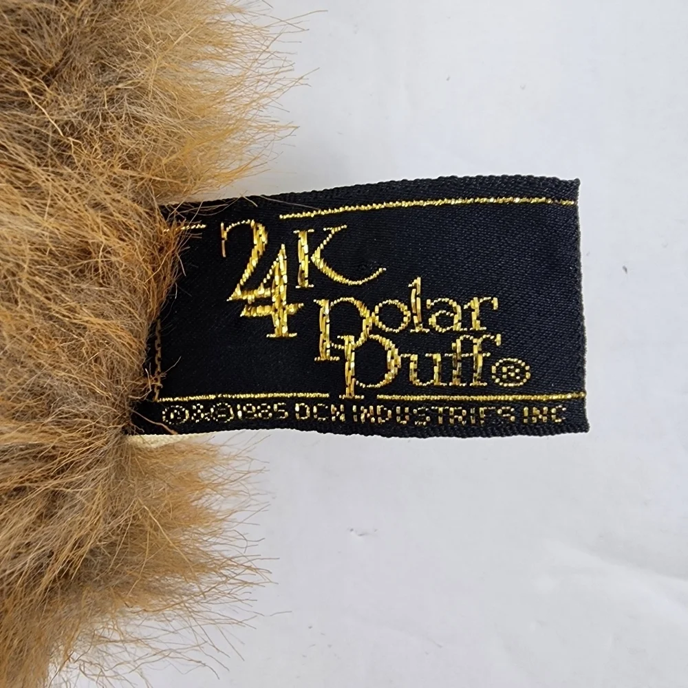 Vintage 1985 24K Polar Puff By Special Effects Teddy Bear Hand Puppet